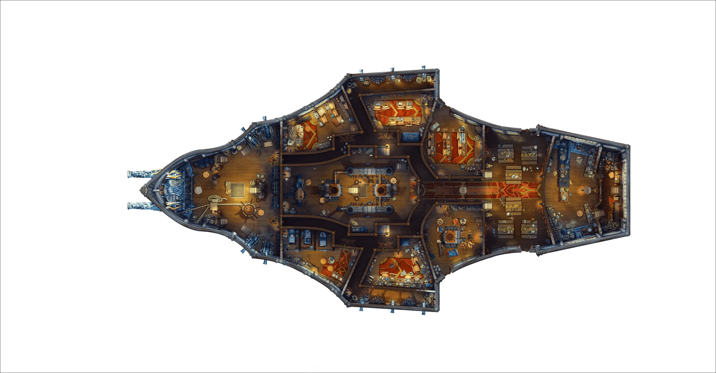 Dragon Ship Interior map, Lower Deck Winter variant thumbnail