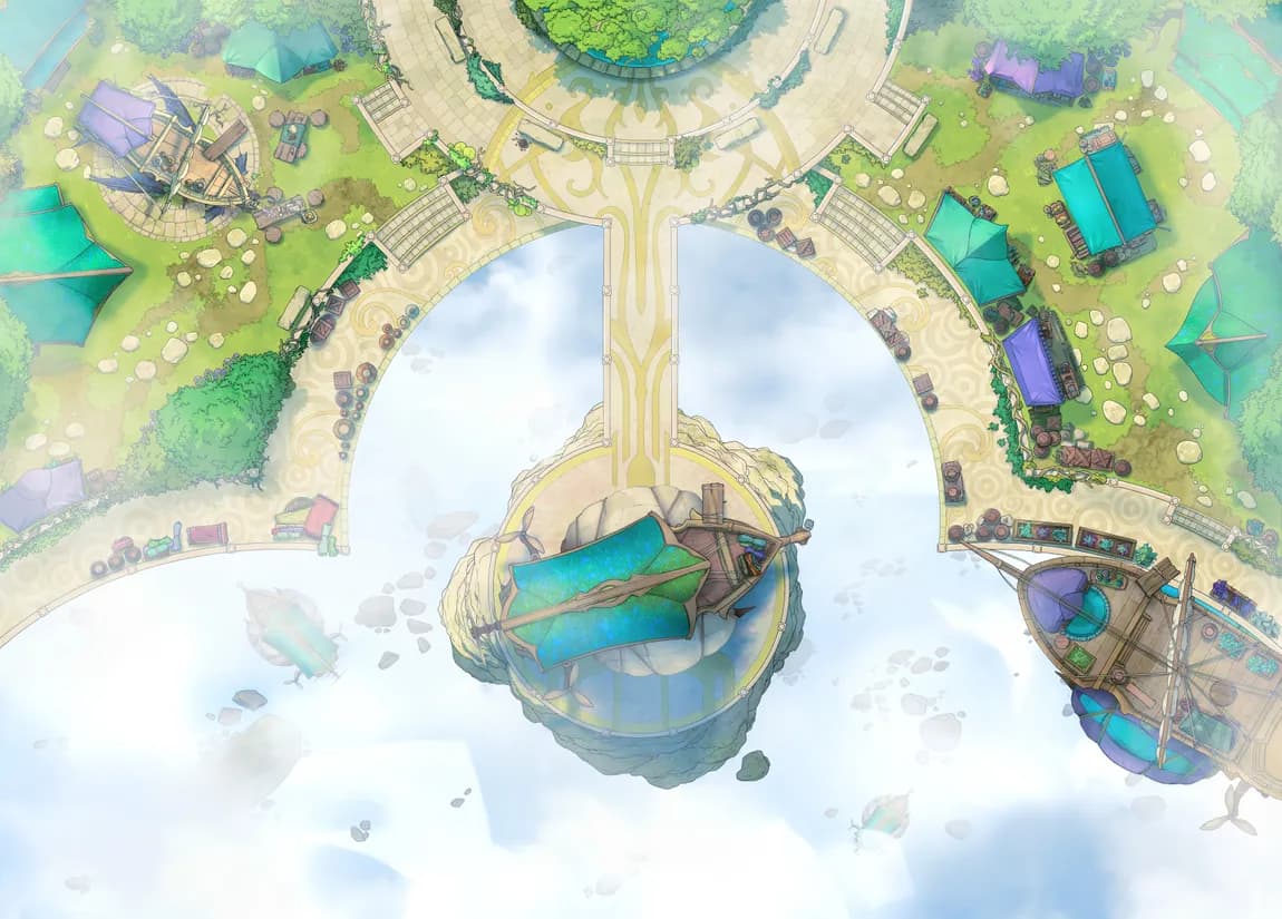 Elven Harbour map, Sky variant thumbnail