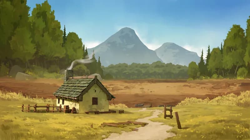 Serene Lakeside map, Drought variant thumbnail