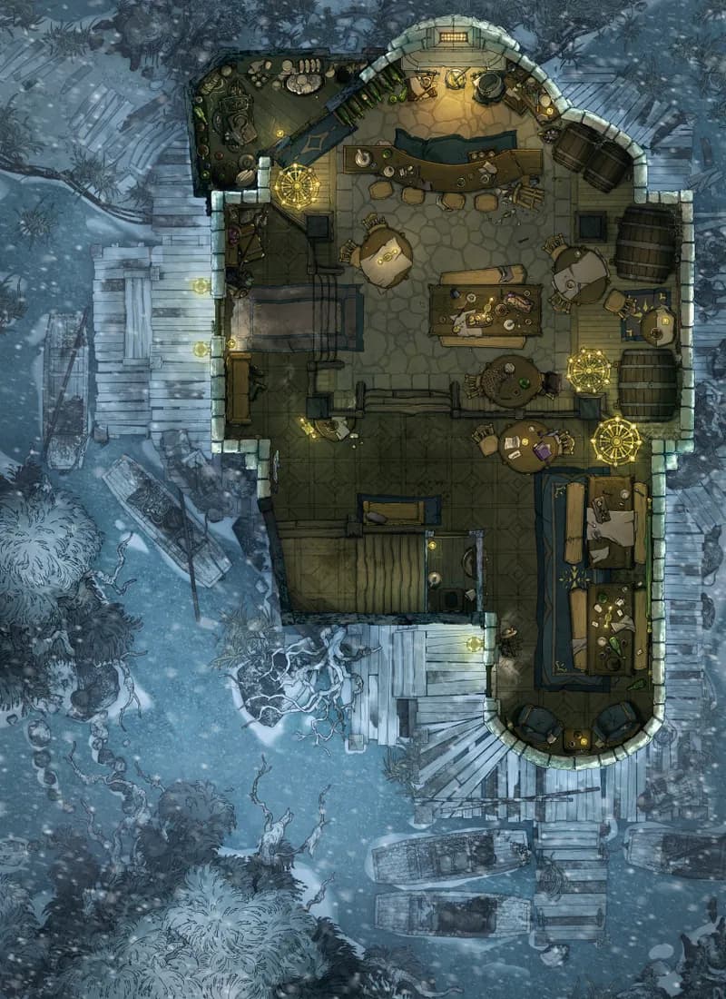 Eeler's Inn map, Winter variant thumbnail