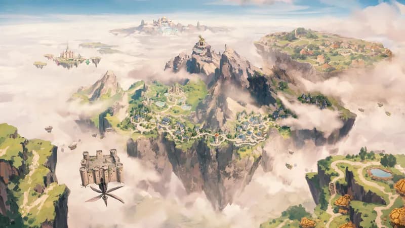 Sky Islands map, Return of the Flying Island variant thumbnail