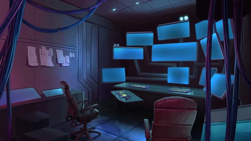Hacker Base map, Blank Monitors variant thumbnail
