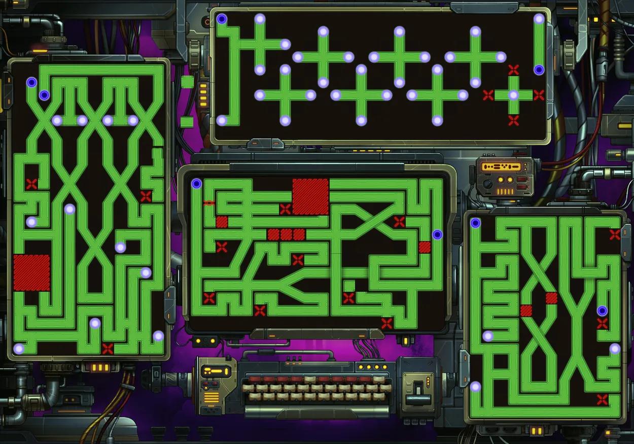 Cyber Maze map, Example variant