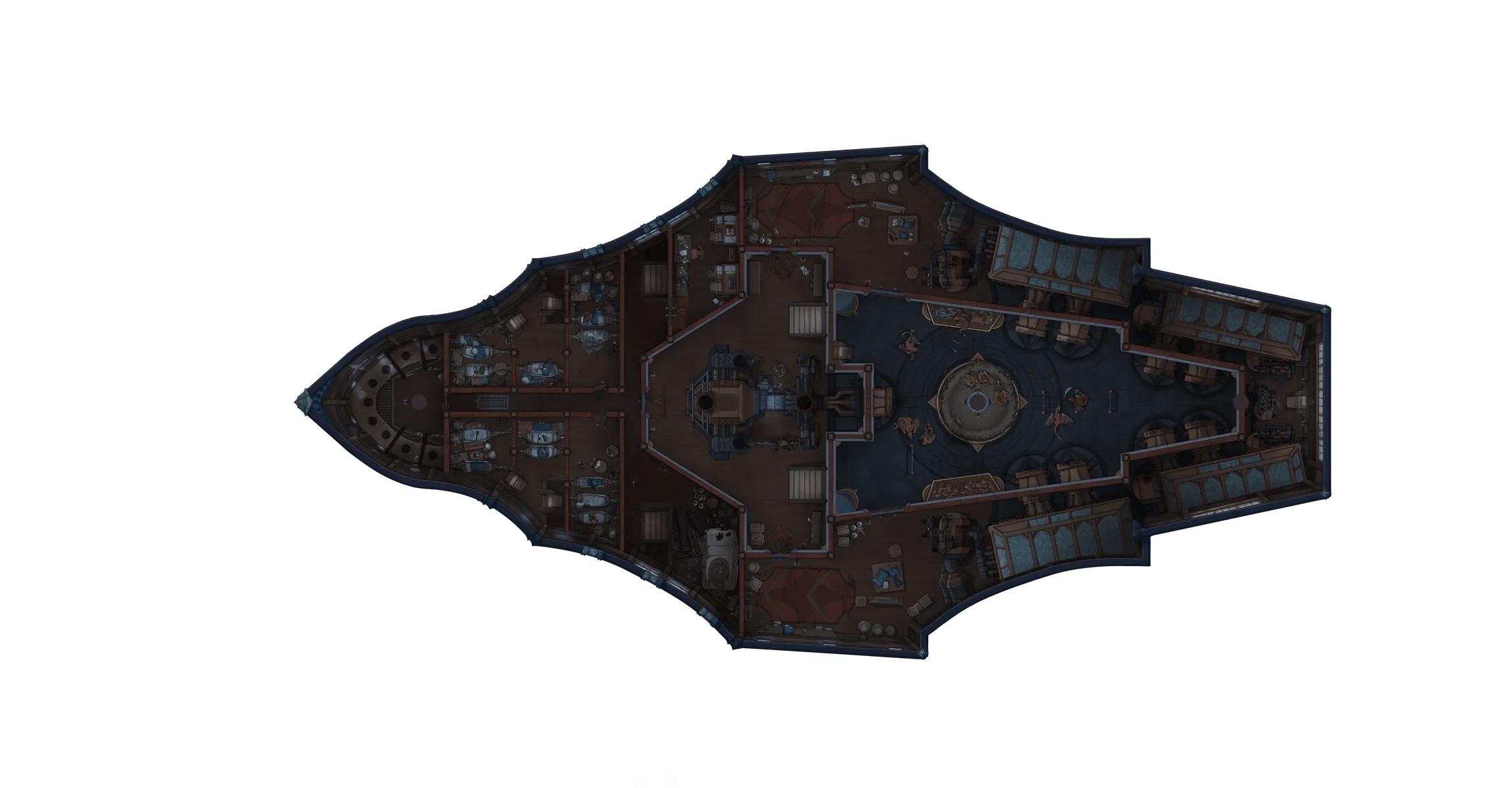 Dragon Ship - Lower Deck map, Dark variant thumbnail