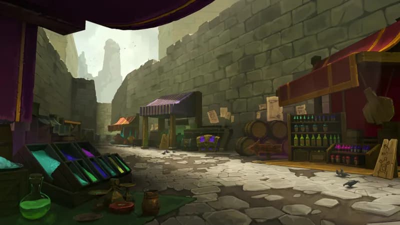 Black Market Streets map, No Upper Market variant thumbnail