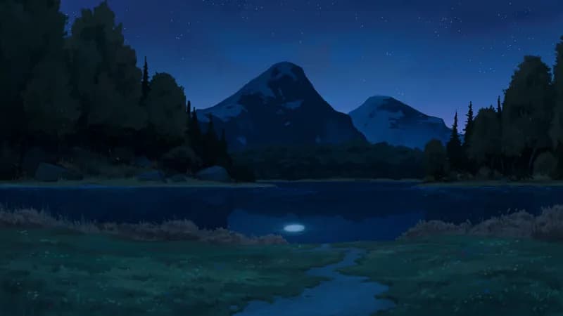 Serene Lakeside map, Natural Night variant thumbnail