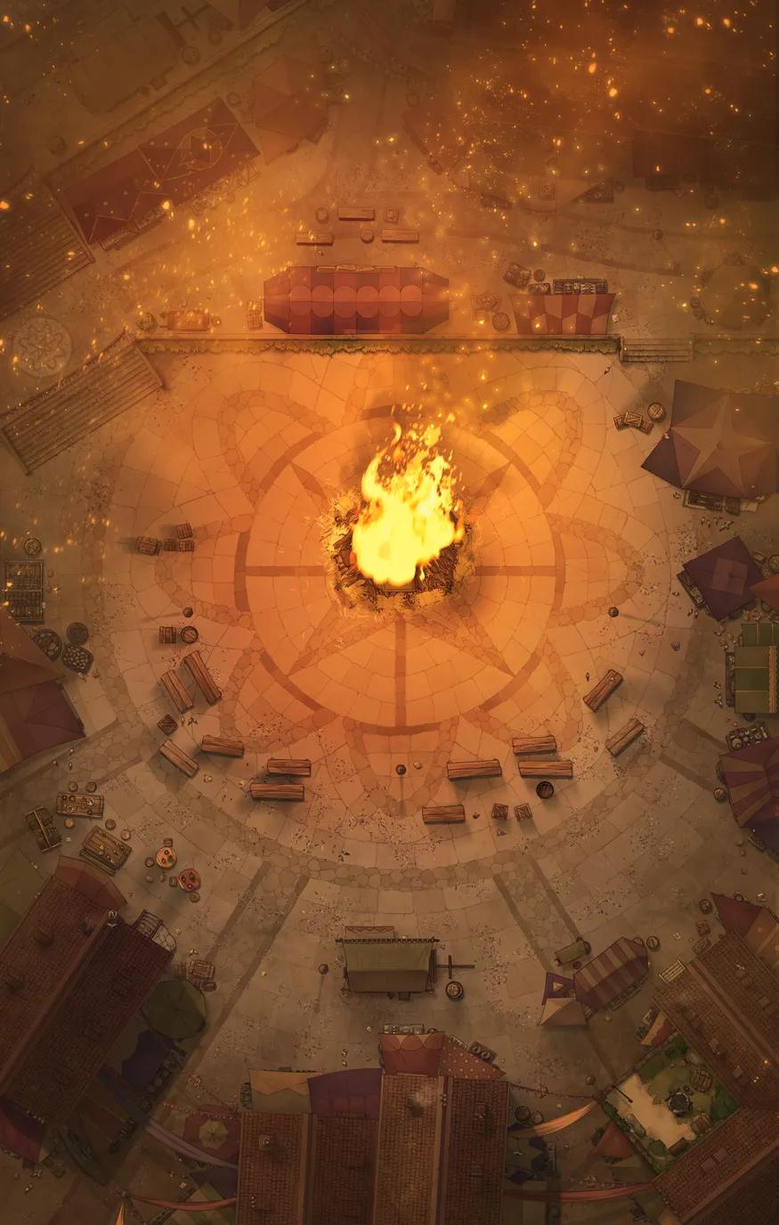 Marketplace Festival map, Pyre Night variant thumbnail