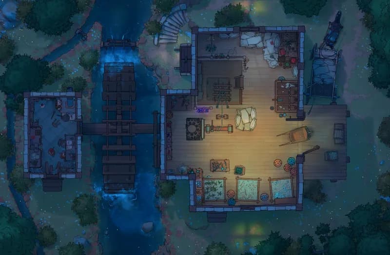 Potion Mill map, Interior Floor 03 Night variant thumbnail