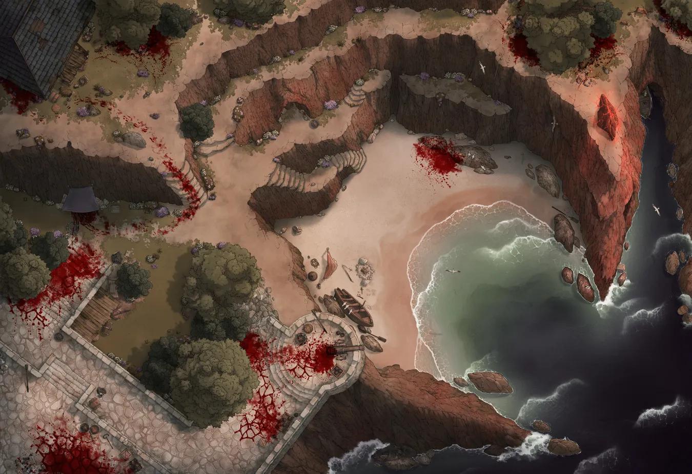 Secret Cove map, Massacre variant thumbnail
