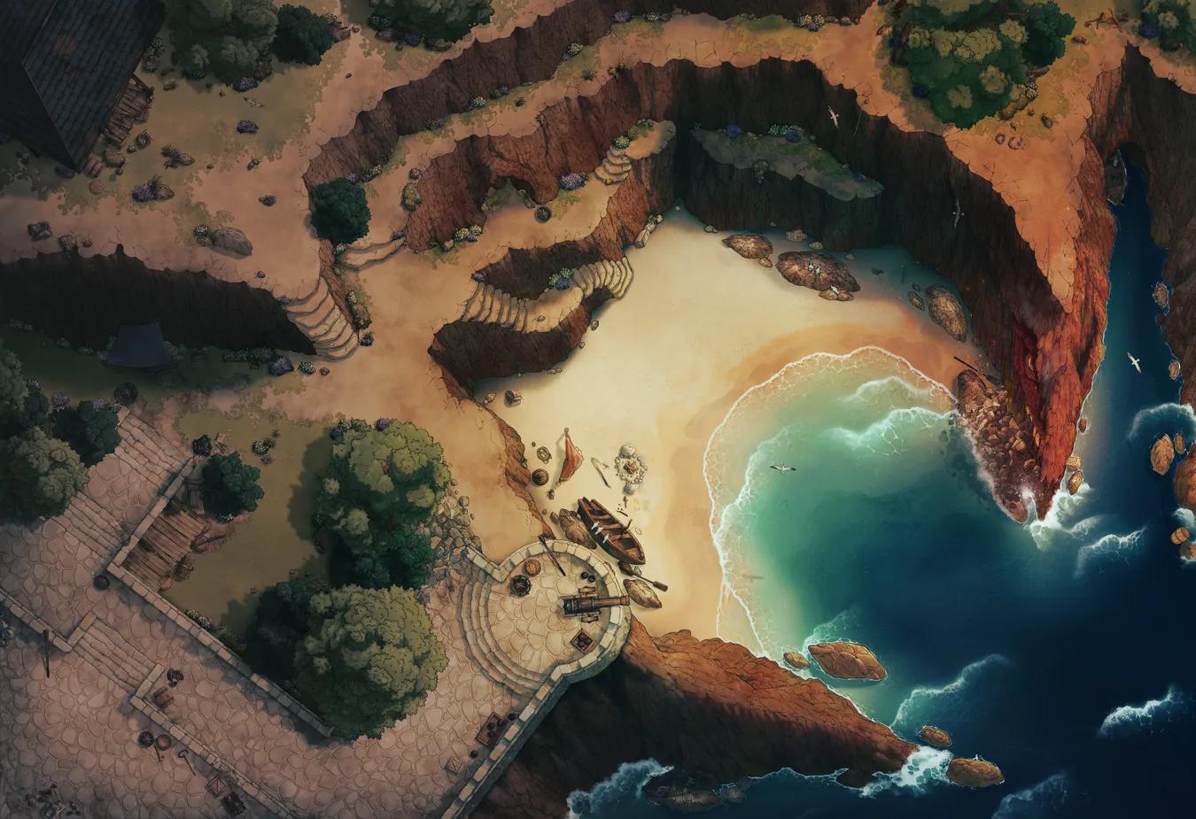 Secret Cove map, Awakening variant thumbnail