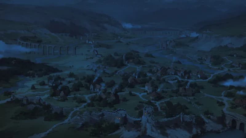 Starter Village map, Original Night variant thumbnail
