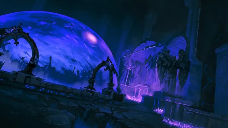 Lich Catacomb map, Azure variant thumbnail