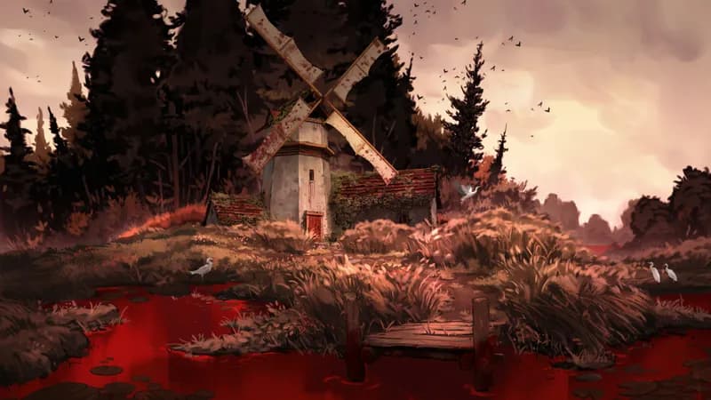 Mellow Marshland Mill map, Blood variant thumbnail
