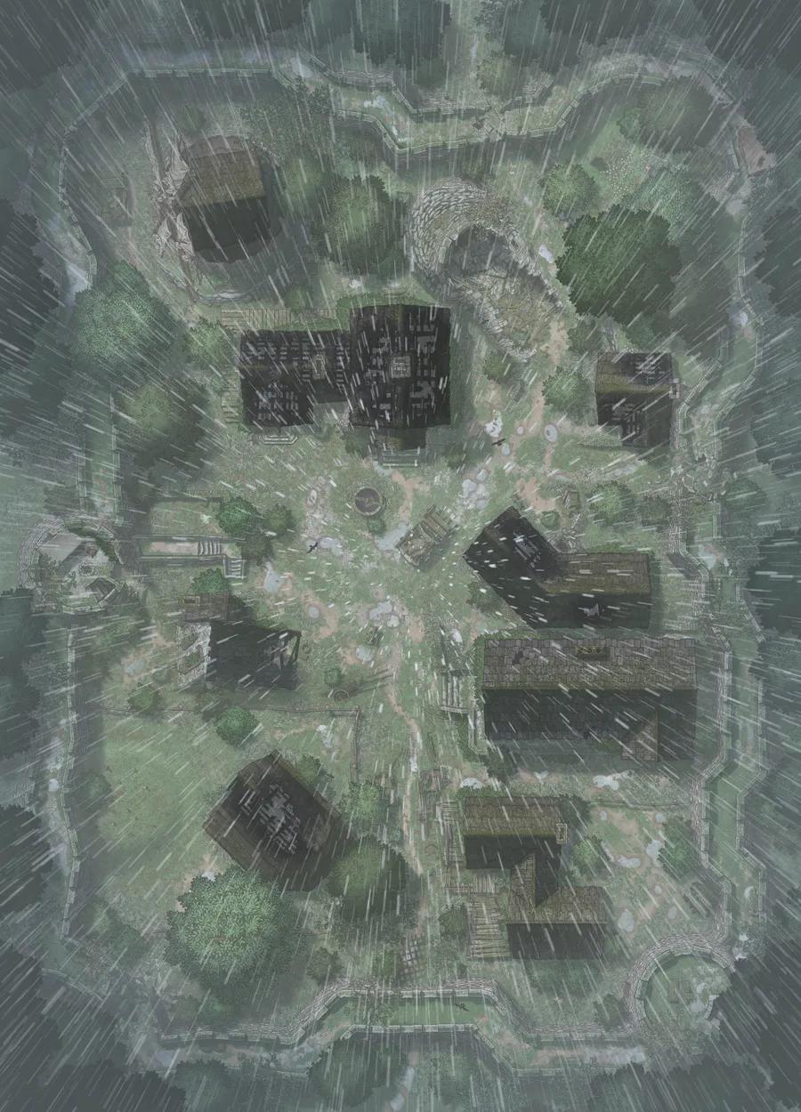 Hauthell map, 05 Rain Day variant thumbnail