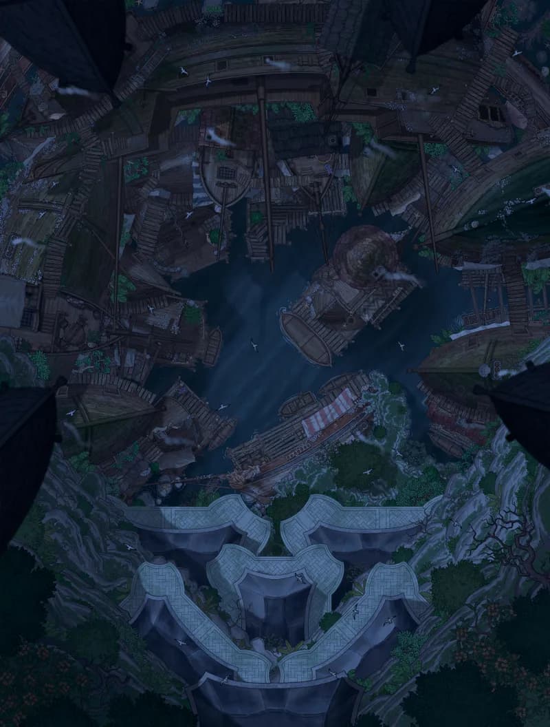 Breathe Like Fae map, Pirate Town Night variant thumbnail