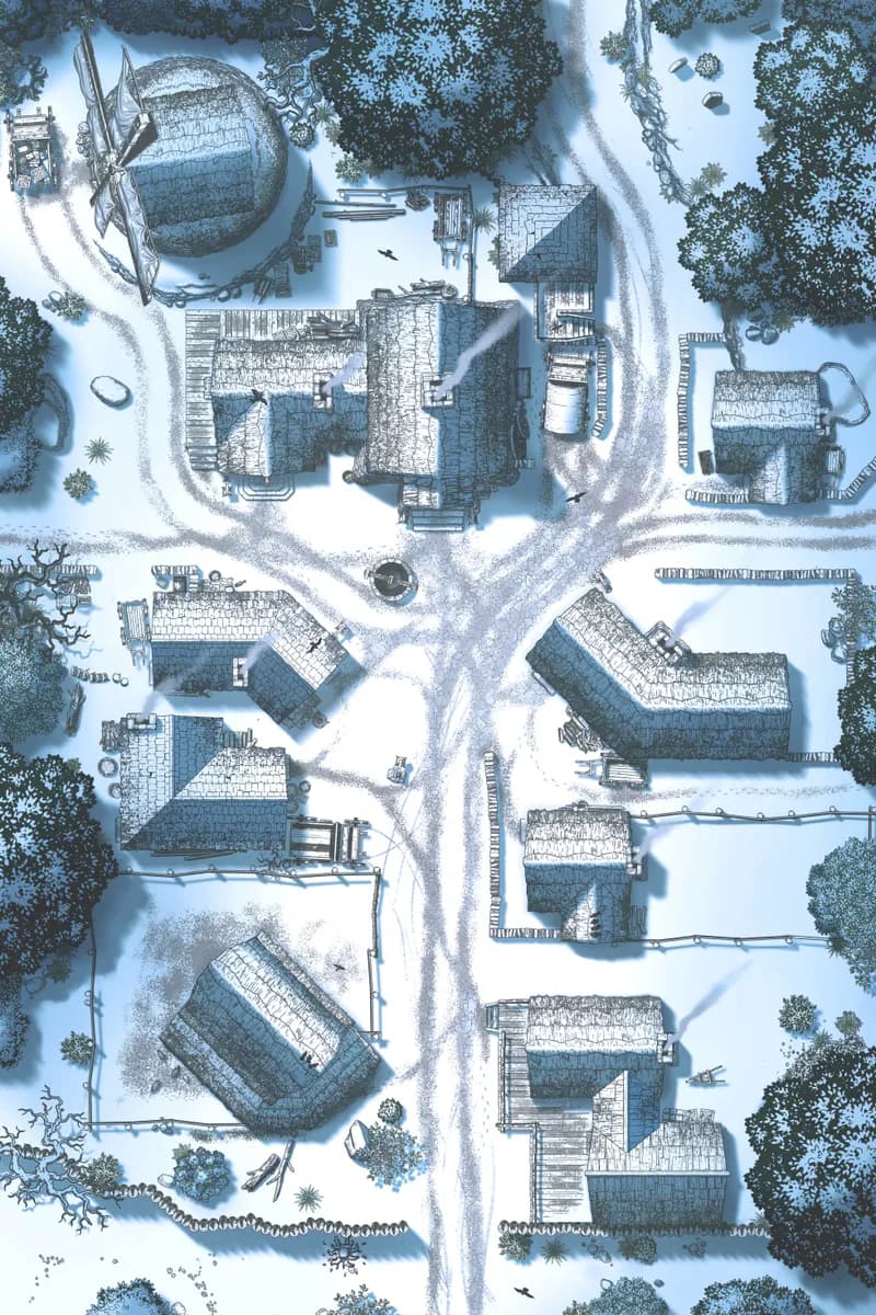 Hauthell map, 03 Winter Day variant thumbnail