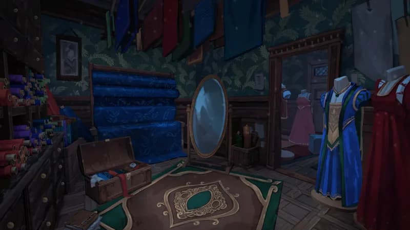 Village Tailor map, Dark variant thumbnail