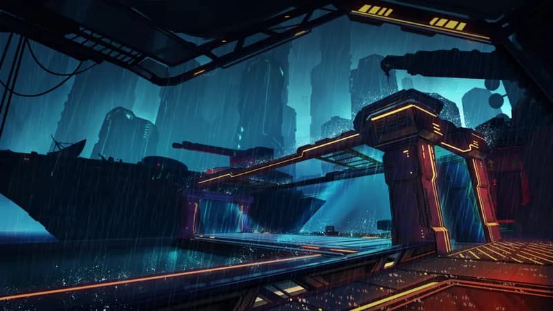 Cyberpunk Bridge map, Battleship variant thumbnail