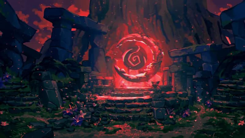 Mysterious Druid Grove map, Dark Presence variant thumbnail