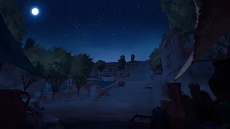 Magister's Market map, Stair Market Night variant thumbnail