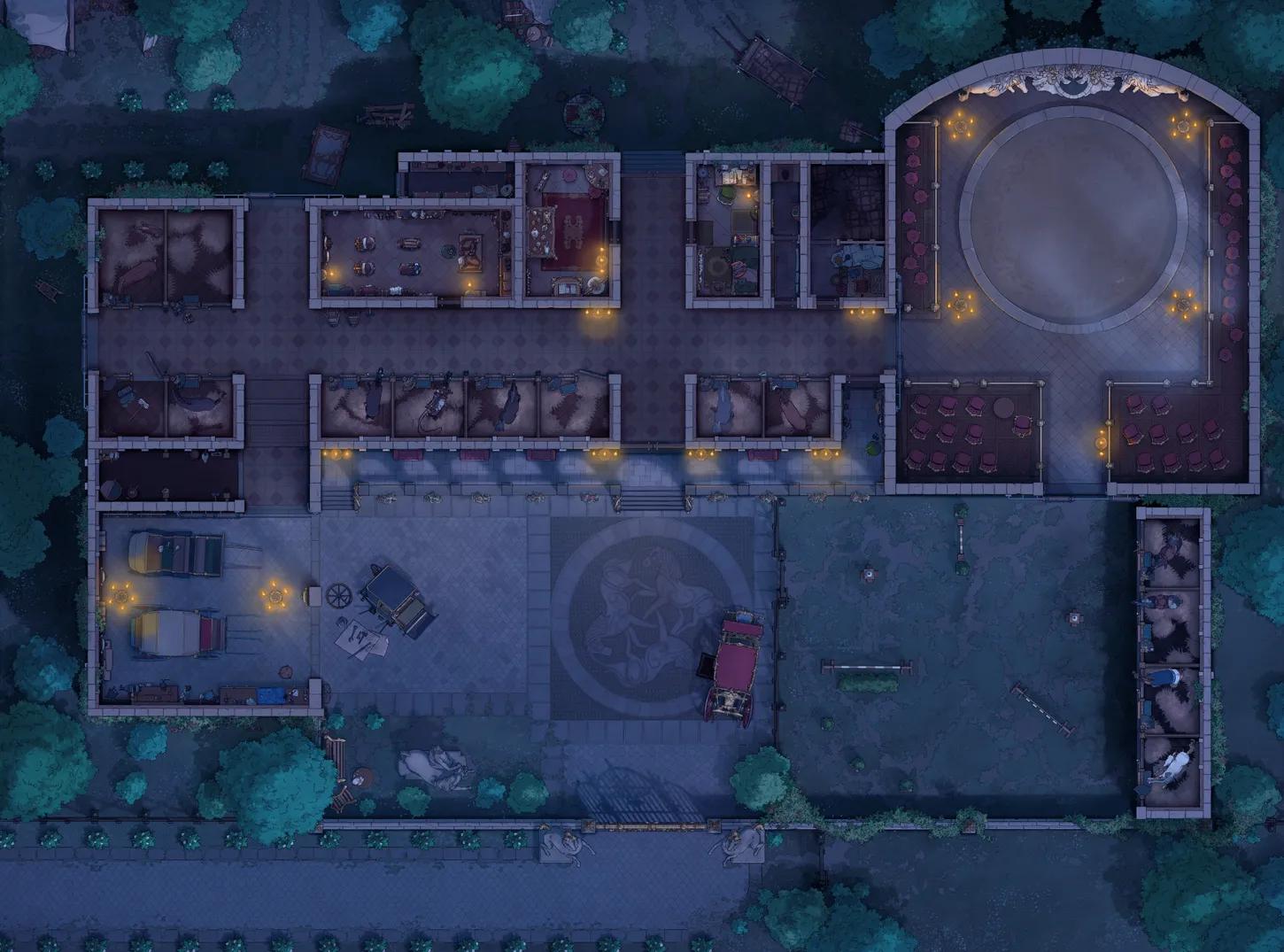 Royal Stables map, Original Night variant thumbnail