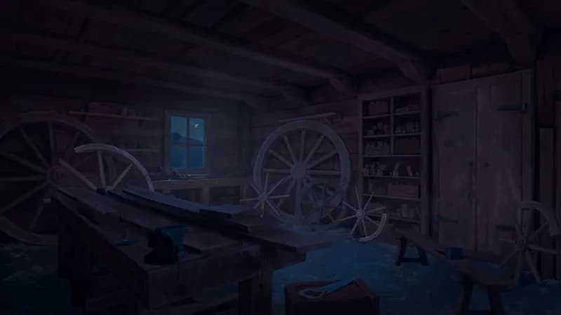 Village Wainwright Shop map, Original Night variant thumbnail