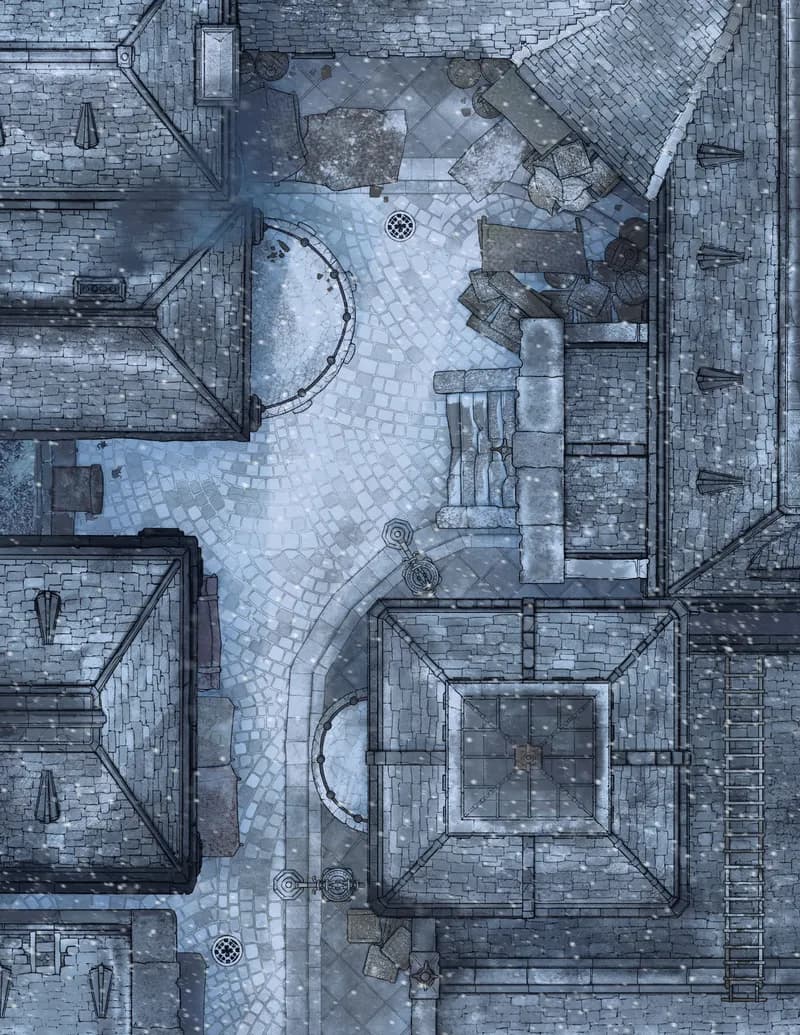 Dark Alleys map, Layout 2 Winter variant thumbnail
