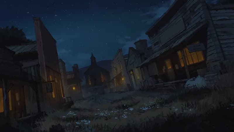 Wild West Town map, Grasslands Night variant thumbnail
