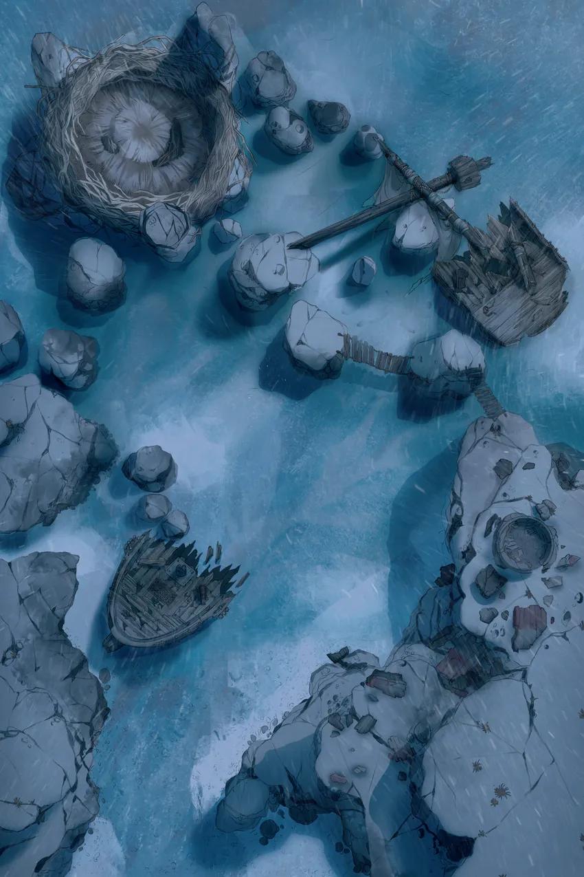 Harpy Cove map, Snow variant thumbnail