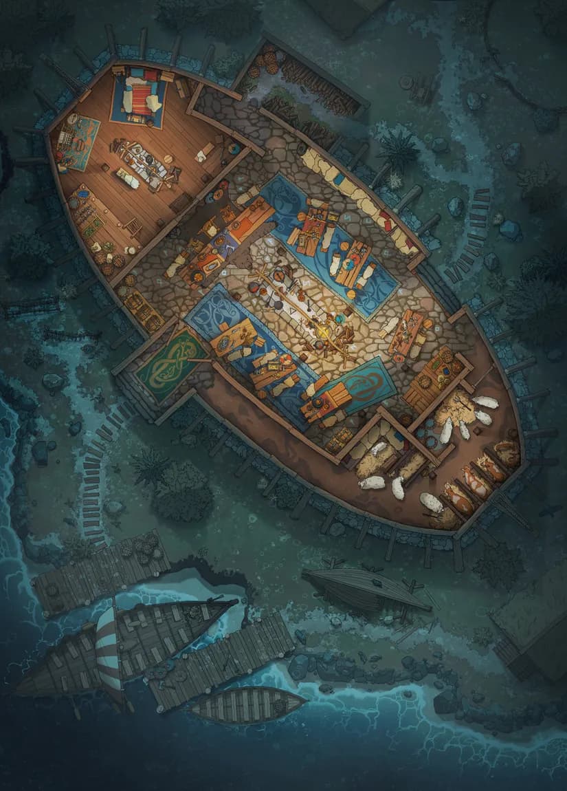 Viking Longhouse map, Gloomy variant thumbnail