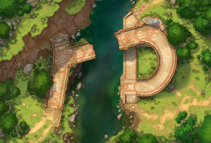 Roving Bridge map, Broken Bridge variant thumbnail