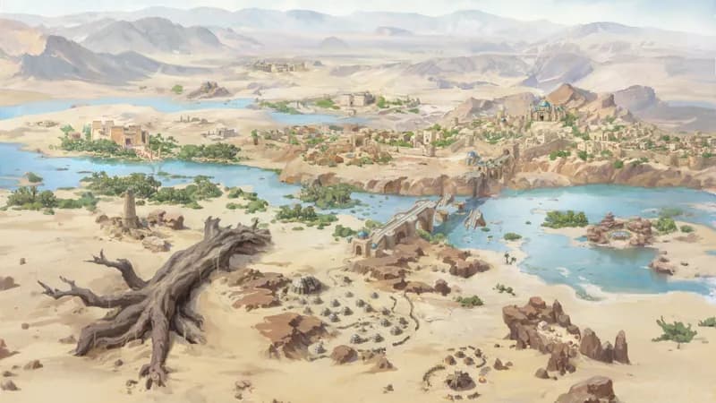 Sand Sea map, Destroyed Bridge variant thumbnail