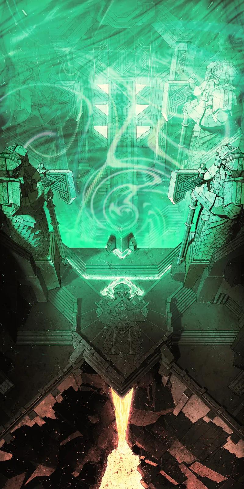 Dwarven Volcano Entrance map, Shield variant thumbnail