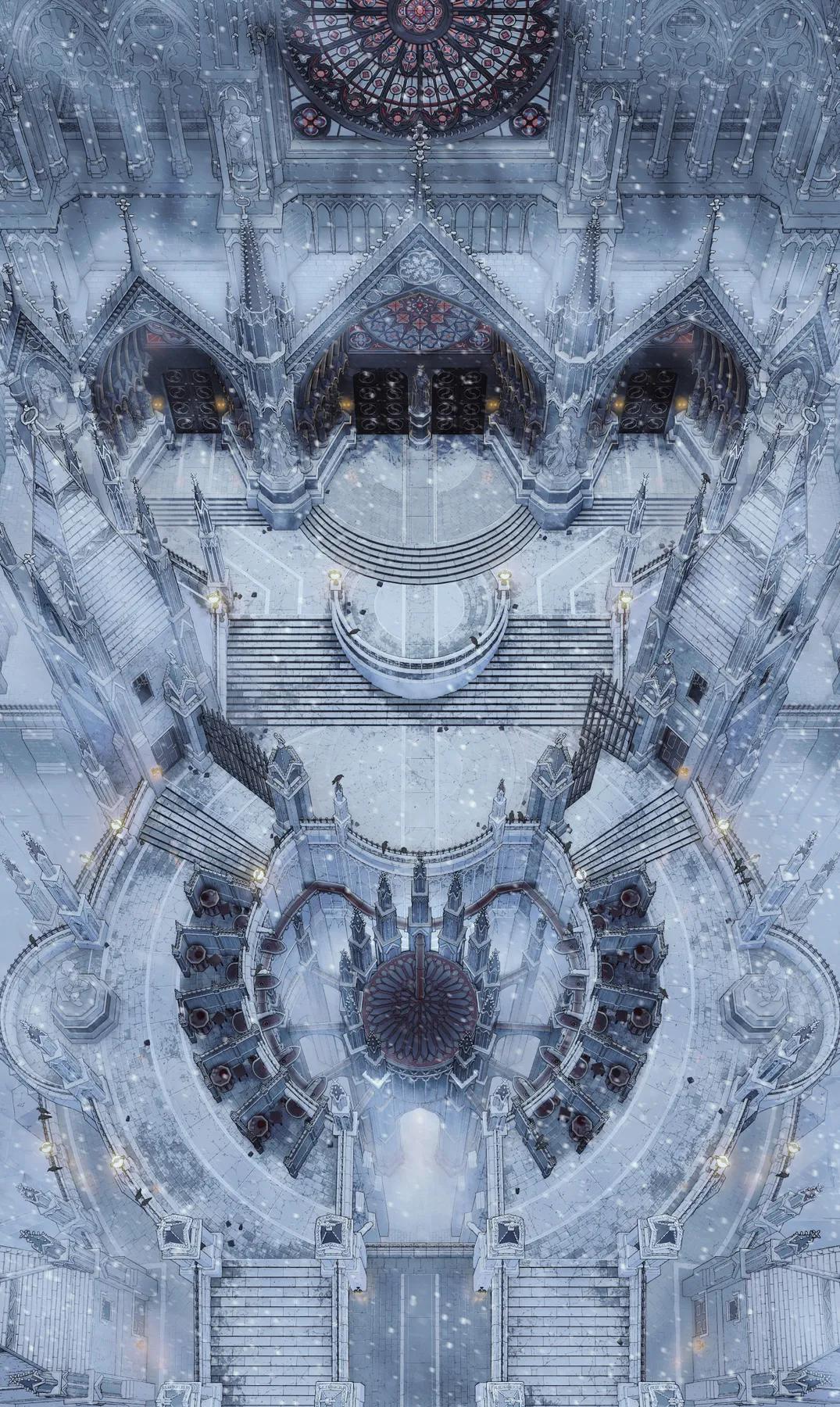 Cathedral of the Eight Exterior map, Winter variant thumbnail