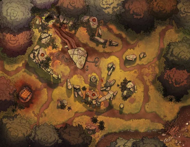 Henge Cave Entrance map, Drought variant thumbnail