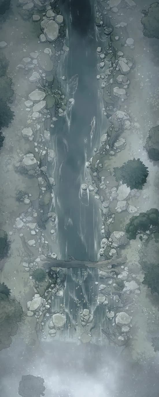 Impending Waterfall map, Fog variant thumbnail
