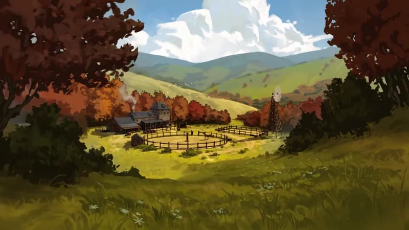 Pastoral Village Stables map, Autumn variant thumbnail