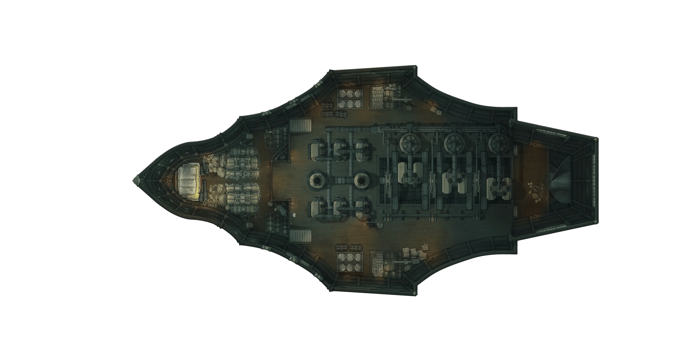 Dragon Ship - Engine Room map, Rain variant thumbnail