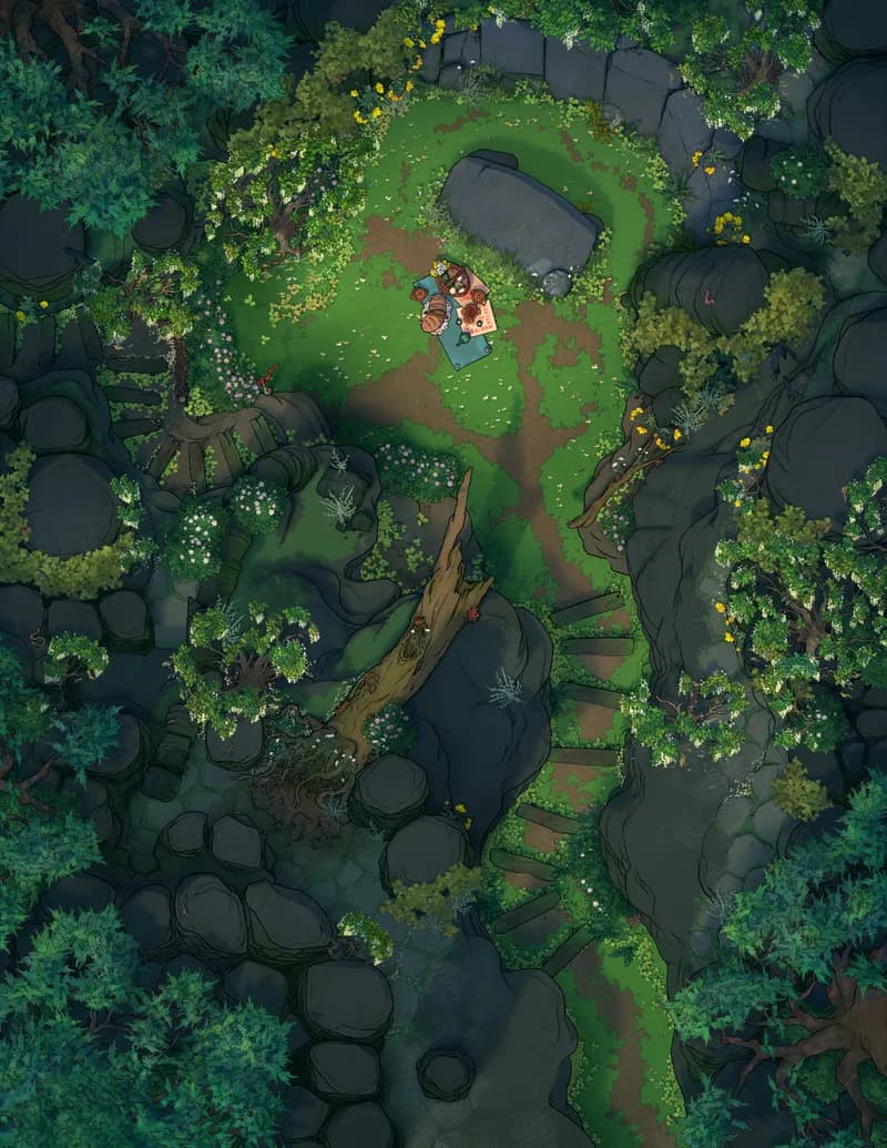 Dragon's Memorial map, Picnic variant thumbnail