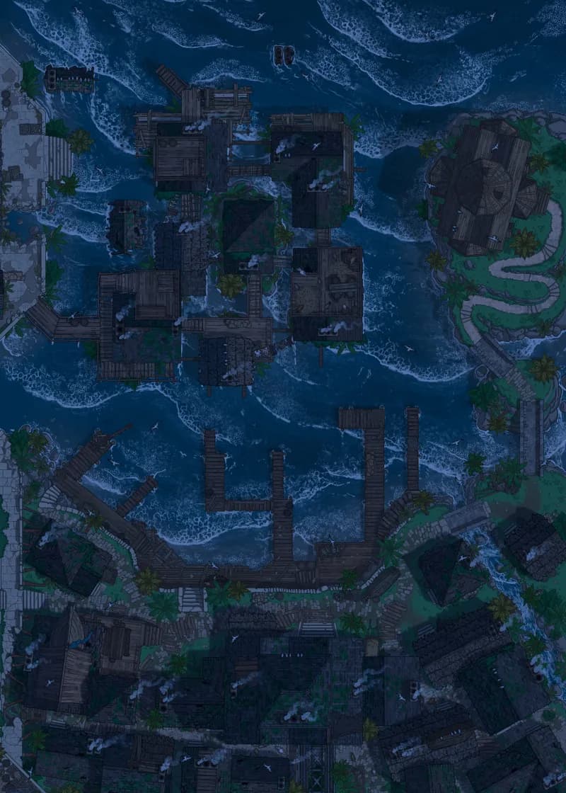 The Sinking Slums map, Original Night variant thumbnail