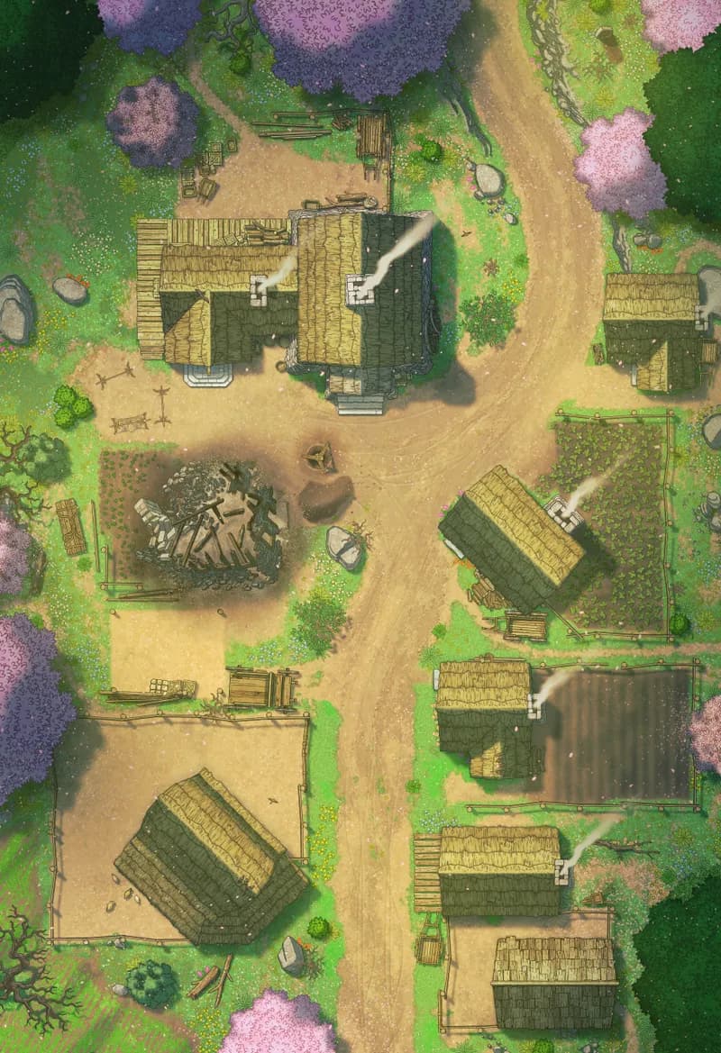 Hauthell map, 02 Spring Day variant thumbnail