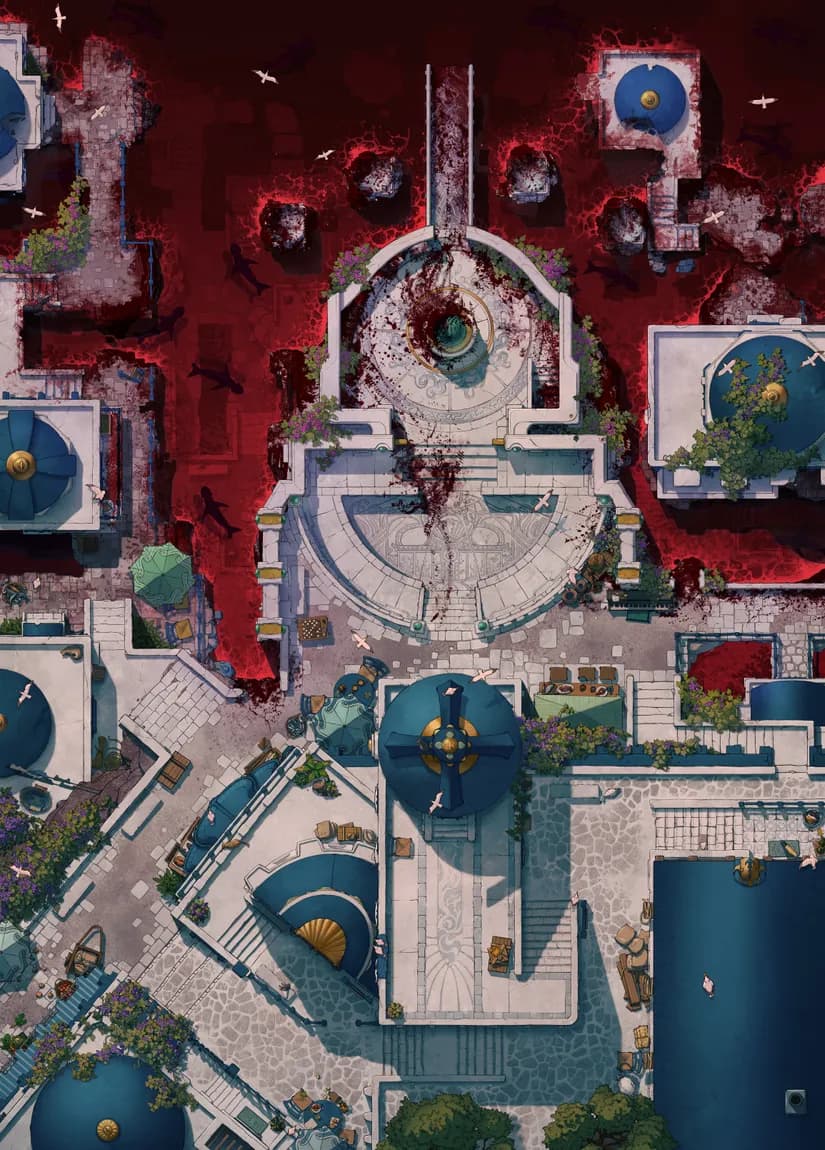 Shimmering Port map, Blood variant thumbnail