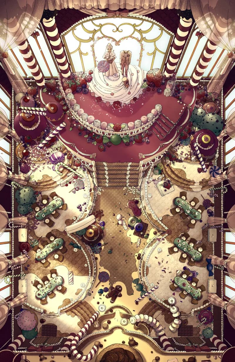 Candy Castle Banquet Hall map, Assassination variant thumbnail