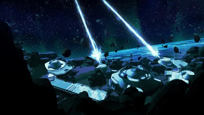 Desert Compound map, Asteroid Lasers variant thumbnail