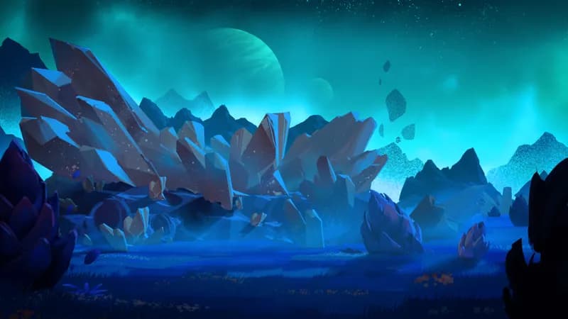 Crystal Mire Research Station map, Natural Night variant thumbnail