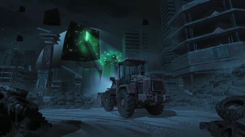 Tyre Yard map, Cube Invasion variant thumbnail