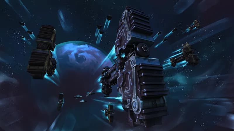Dwarven Battle Fleet map, Planet Intact variant thumbnail
