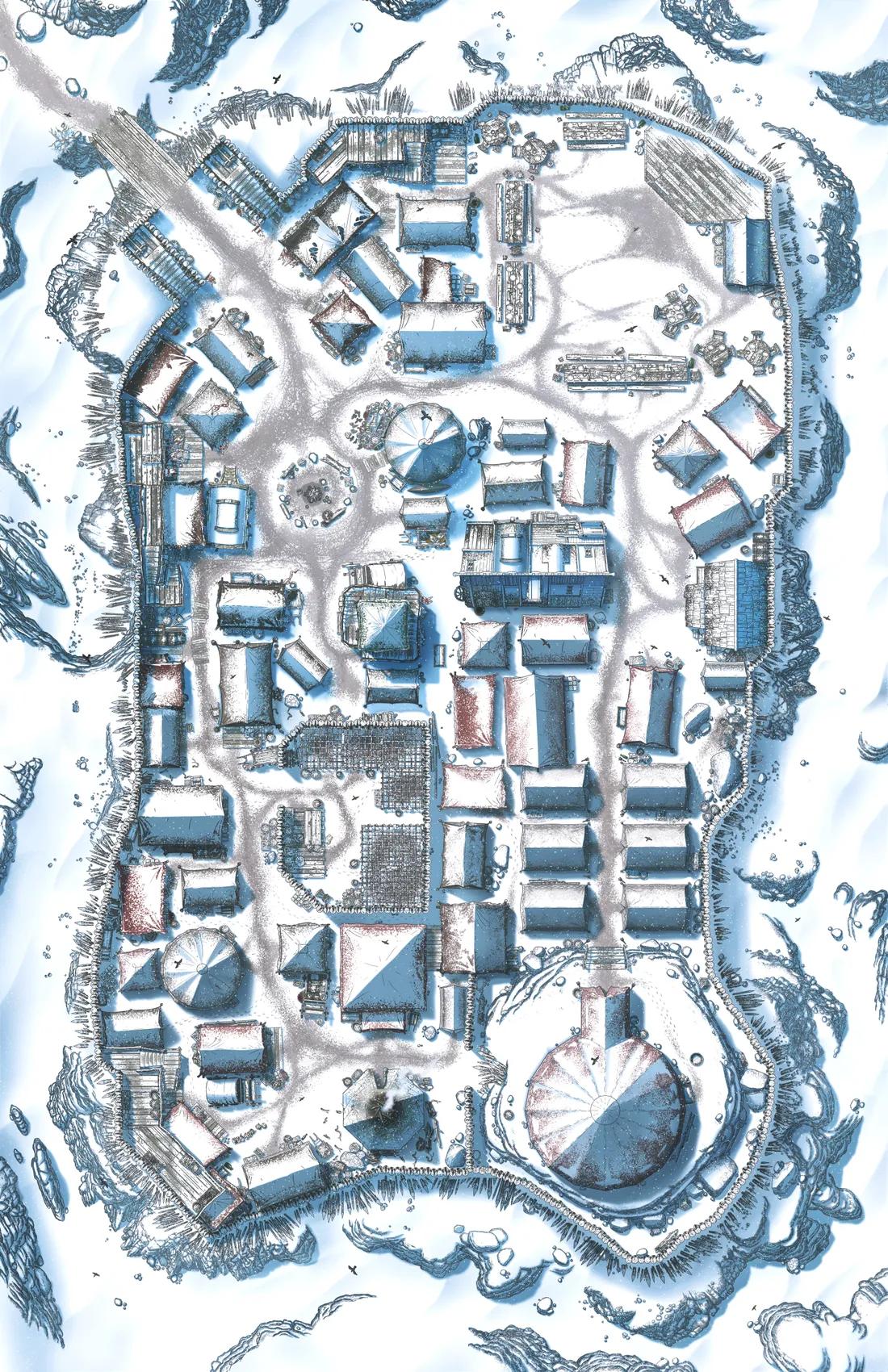 Pelgrut Hideaway map, Snowy Hillside Day variant thumbnail