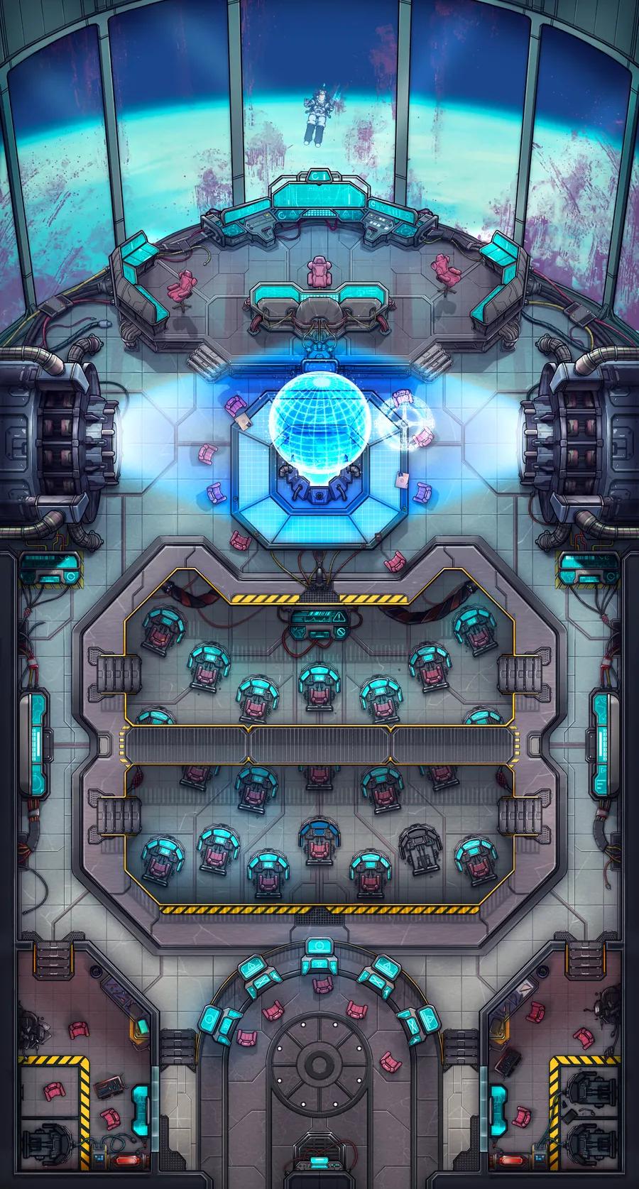 Command Deck | Czepeku Sci-Fi Maps