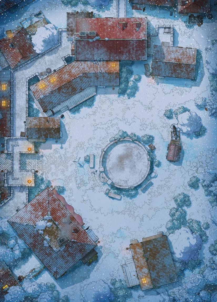 Heart of the Village map, Winter variant thumbnail